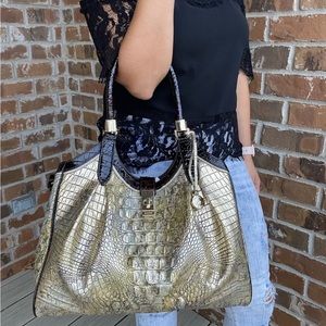 NWT Brahmin Celia  Symphony Leather Satchel Hobo